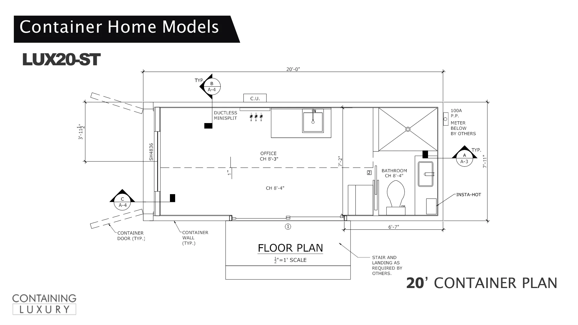 160-A Standard floor plan